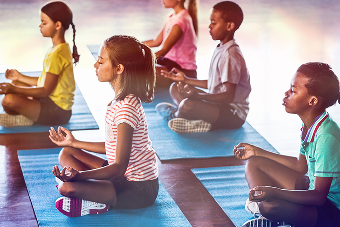 Yoga en classe